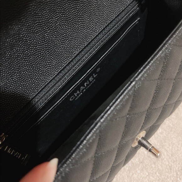 Authentic Chanel Classic Mini Rectangle Caviar - Picture 7 of 10